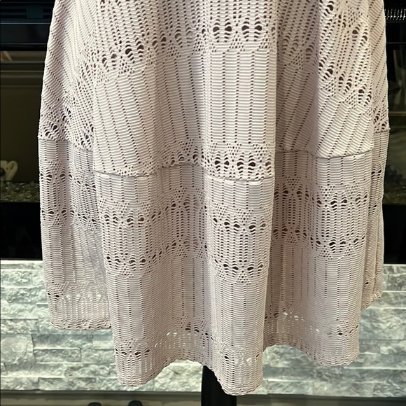 BCBGMaxAzria beige Lace Slipon Dress size medium - Picture 4 of 14